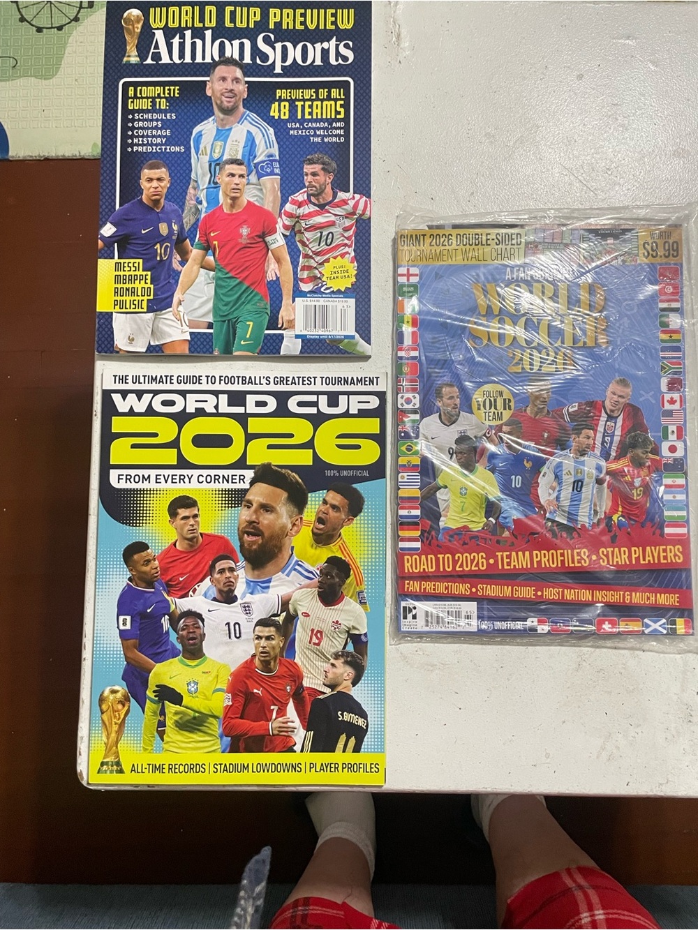 World Cup Soccer magazines